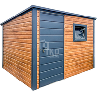 Schowek domek ogrodowy 3x2,5m Drzwi okno dach spad w tył TKD273