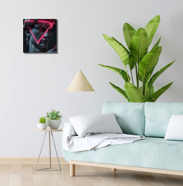 Obraz 30x30cm Neonowy Renesans zdjęcie 2