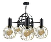 Żyrandol 5xE27 SATELLITE BLACK