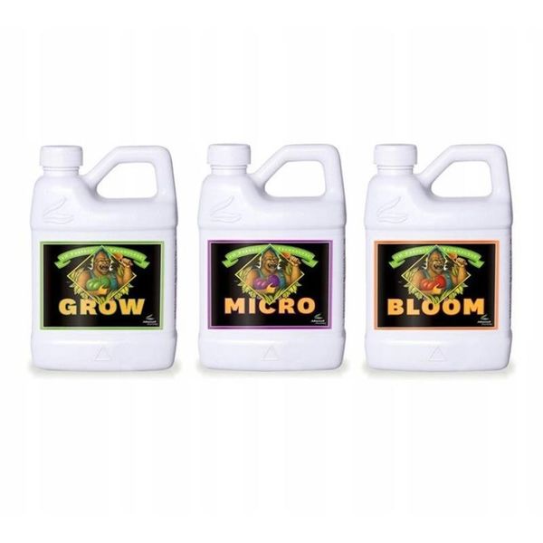 ADVANCED NUTRIENTS GROW MICRO BLOOM ZESTAW 3x500ML zdjęcie 1