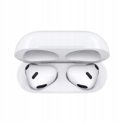 Słuchawki bezprzewodowe douszne Apple AirPods 3 gen. z etui MagSafe białe na Arena.pl