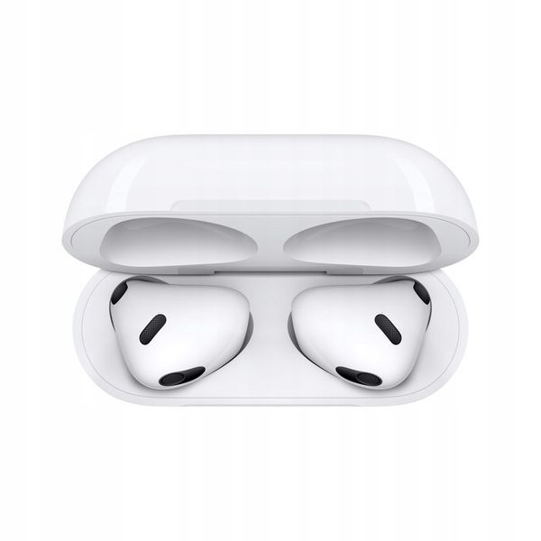 Słuchawki bezprzewodowe douszne Apple AirPods 3 gen. z etui MagSafe białe zdjęcie 4