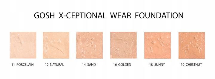 Gosh X-Ceptional Wear podkład kryjący SUNNY 18 zdjęcie 2