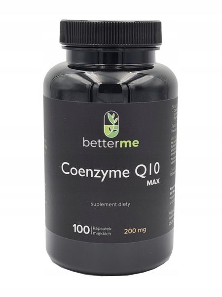 Koenzym Q10 max BetterMe 200mg 100szt w oleju lnianym super przyswajalność zdjęcie 7
