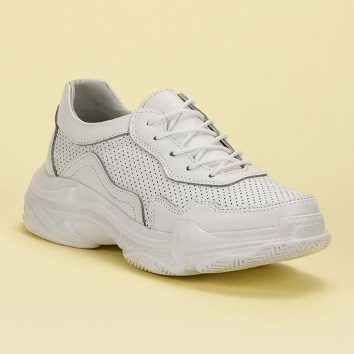 Białe Skórzane Sneakersy r.41 na Arena.pl