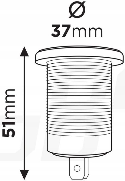 GNIAZDO SAMOCHODOWE ŁADOWARKA USB-C USB WOLTOMIERZ zdjęcie 4