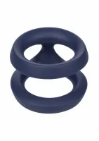 calexotics viceroy dual ring silikonowy podwojny pierścień intymny 3,25 cm