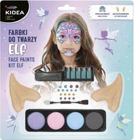 farbki do twarzy zestaw elfie uszy kidea 7142
