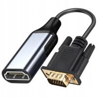 co2 adapter vga do hdmi kabel przejściówka konwerter full hd 1080p