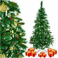 CHOINKA sztuczna JODŁA 180cm STOJAK szyszki