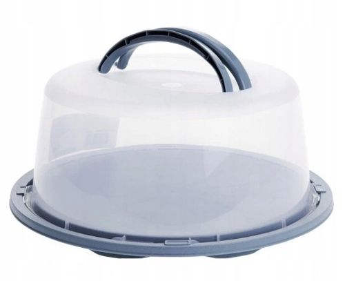 TACA PATERA POJEMNIK TORT CIASTA Z POKRYWĄ UCHWYTEM DO PRZENOSZENIA na Arena.pl