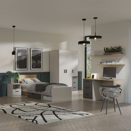 Półka ścienna Billz 90 Kaszmir/Dąb Cremona na Arena.pl