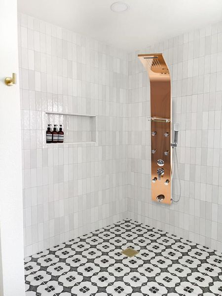 Bateria panel prysznicowy ROSE GOLD zdjęcie 3