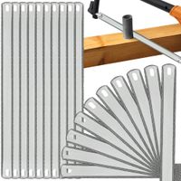 10x BRZESZCZOT BRZESZCZOTY DWUSTRONNE DO METALU 300MM ZESTAW 10SZT DO PIŁY