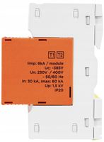 OGRANICZNIK OCHRONNIK PRZEPIĘĆ 3-FAZ B+C T1 T2 4P 6kA AC