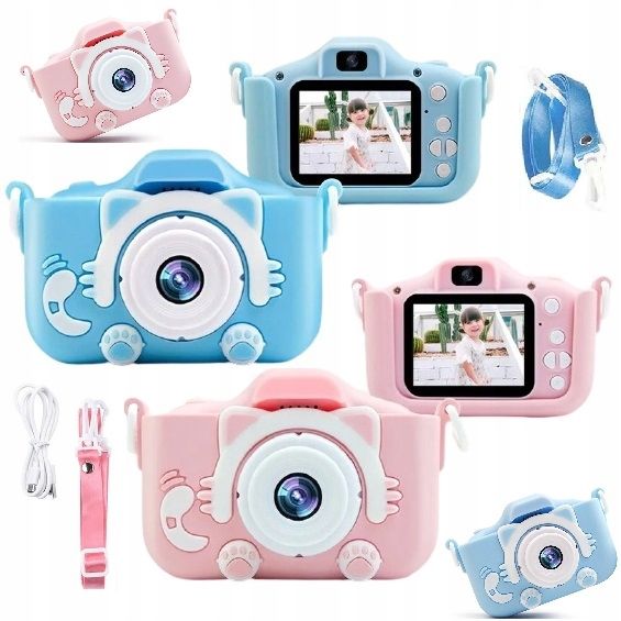 APARAT CYFROWY FHD DLA DZIECI 40mp1080p selfie PL zdjęcie 6