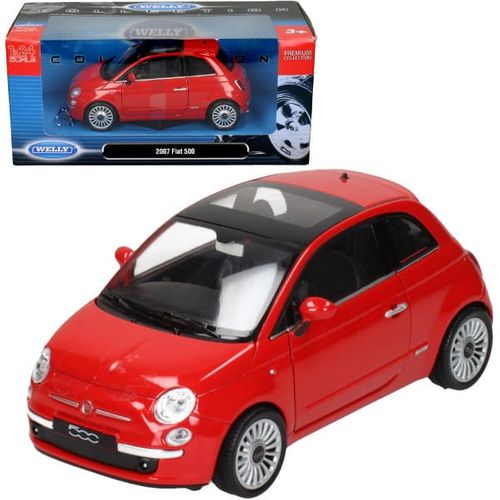 Fiat 500 rocznik 2007, czerwony na Arena.pl