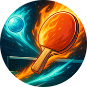Opłatek na tort Ping Pong Tenis Stołowy Rakietki