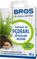 PREPARAT ŚRODEK NA PĘDRAKI OPUCHLAKI NICIENIE SZKODNIKI BROS NATURALNIE 50G
