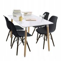 Krzesło EVA czarne (ikeabox) (nowy nowy kod)