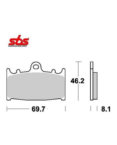 Klocki hamulcowe  SBS 631HS na Arena.pl