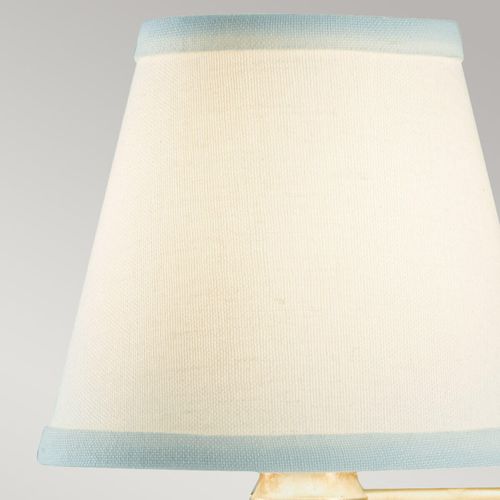 Antyczna lampa na ściane Argento FE-ARGENTO1 Feiss szkło tkanina złoty biały na Arena.pl