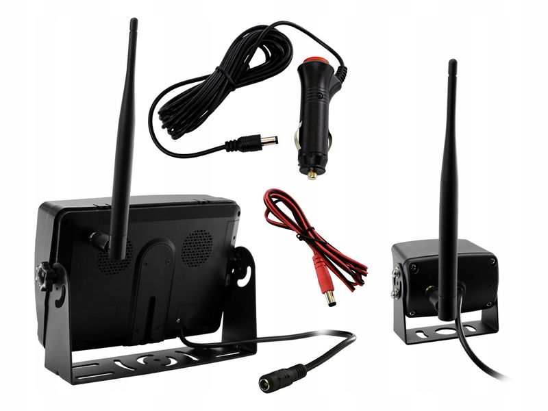 Monitor samochodowy 7'' kamera bezprzewodowa zdjęcie 3