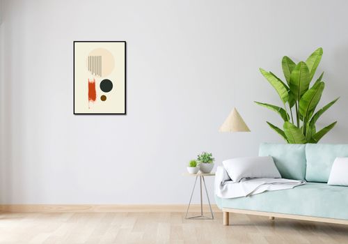 Plakat 50x70cm Symetryczna Struna na Arena.pl