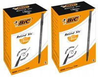 BIC ROUND STIC CLASSIC DŁUGOPIS CZARNY ZESTAW 120 SZTUK