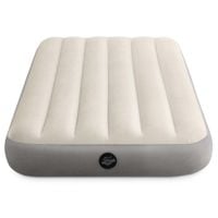 materac welurowy dmuchany deluxe twin 99x191x25 cm intex 64101