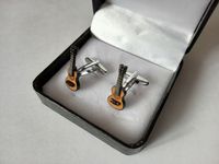 Spinki do mankietów Gitara Klasyczna dla muzyka