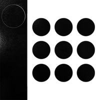Zaślepki Samoprzylepne Czarny Struktura fi 20mm 9 Sztuk ZM284