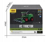 KOMBAJN ZDALNIE STEROWANY 2W1 DŹWIĘK ŚWIATŁA DYM PILOT RC