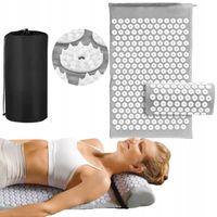 MATA ZDROWOTNA DO MASAŻU Z KOLCAMI DO AKUPRESURY PODUSZKA NA BÓL PLECÓW