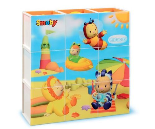 SMOBY Cotoons Puzzle interaktywne -klocki na Arena.pl
