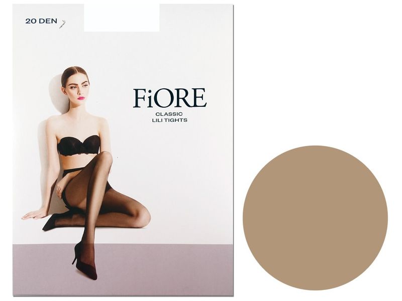 Gładkie rajstopy damskie Fiore Lili 20 den Natural 4 zdjęcie 1