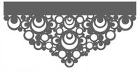 D42 Zazdrostka kuchenna firana NOWOCZESNA KÓŁKA ażurowa dekoracja 60x30