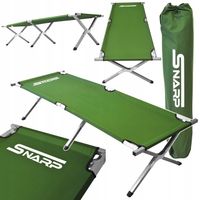 ŁÓŻKO TURYSTYCZNE SKŁADANE POLOWE LEŻANKA KANADYJKA XXL TORBA LEŻAK