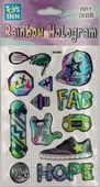 naklejki rainbow hologram - fab 8615