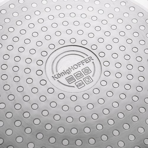 Głęboka PATELNIA INDUKCJA wysoka patelnia GRANITOWA 28cm Venga Konighoffer na Arena.pl