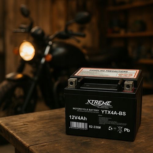 AKUMULATOR MOTOCYKLOWY XTREME 12V 4Ah BEZOBSŁUGOWY SKUTER MOTOR QUAD ATV na Arena.pl