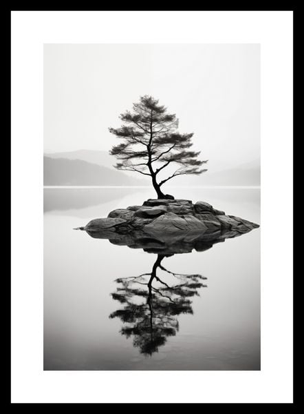 Plakat 20x30cm Samotne Drzewo zdjęcie 3