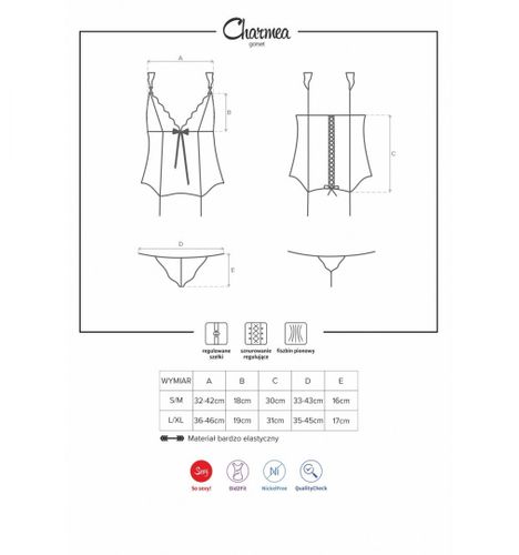 Charmea gorset L/XL na Arena.pl