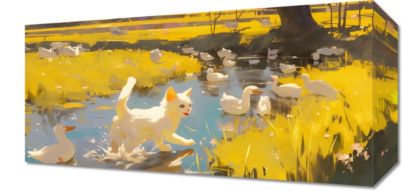 Obraz 40x20cm Słońce na Wsi zdjęcie 1