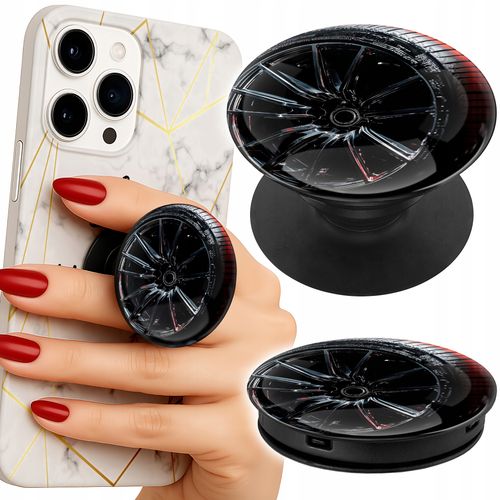 Uchwyt do telefonu Popsocket na palce/stojak FELGA MOTORYZACJA MOTO AUTO na Arena.pl