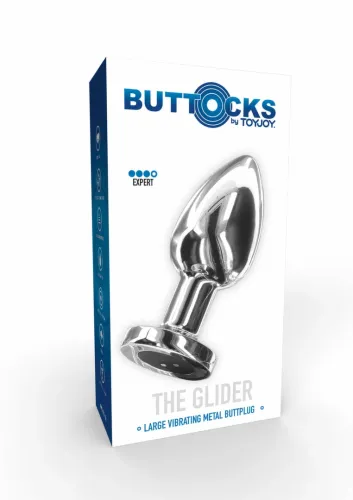 toyjoy the glider vibrating plug large stalowy, 7 trybow wibracji na Arena.pl
