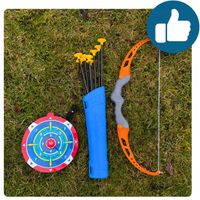 Łuk dla dzieci 8 strzał KOŁCZAN Tarcza Strzały Łuk 52 cm Zestaw ŁUCZNIKA