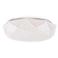 Plafon LAMPA sufitowa GALAXY 308528 Polux geometryczna OPRAWA natynkowa LED 12W 4000K z efektem gwiazd IP44 biały