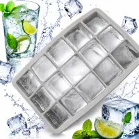 Forma silikonowa do kostek lodu na duże kostki foremki na lód kostka drinki