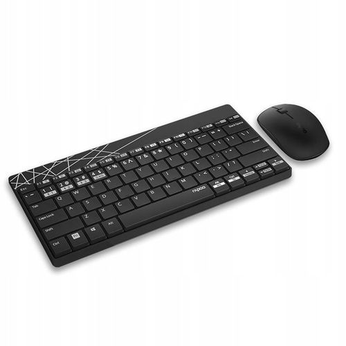 Klawiatura Myszka Zestaw Bezprzewodowy RAPOO czarny 8000M na Arena.pl